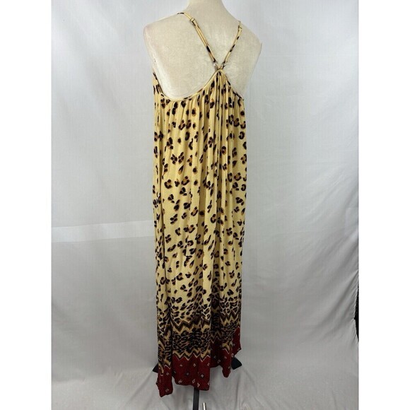 Minkpink Wild Thing Maxi Dress Leopard Animal Print XS Strappy Flowy Boho - Picture 5 of 16